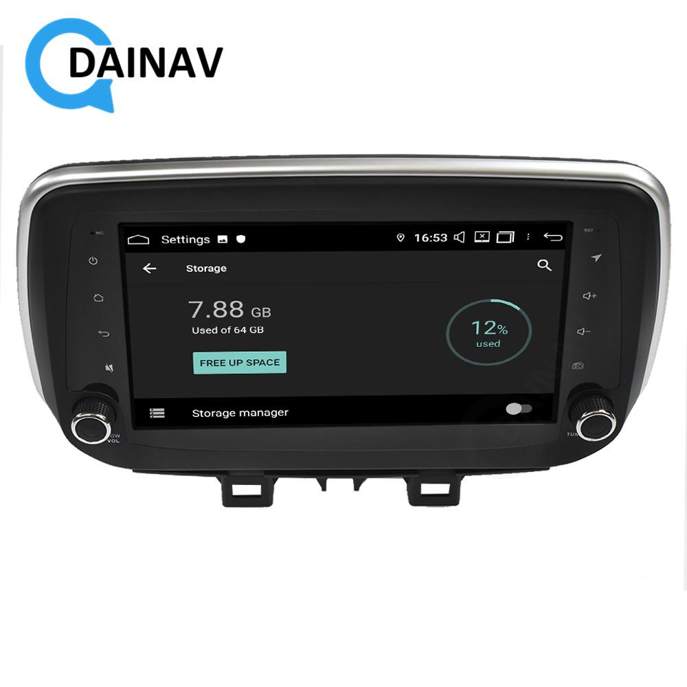 Изображение товара: Автомобильный радиоприемник 2 din Android для Hyundai IX35 Tucson 2018 2019, автомобильный радиоприемник с GPS-навигацией, мультимедийный DVD-плеер