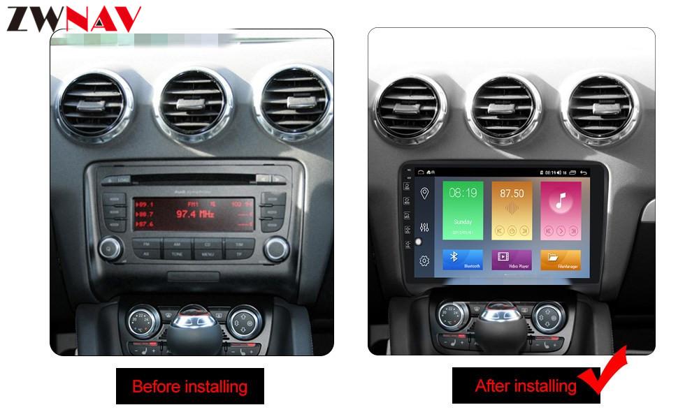 Изображение товара: DSP Carplay Android 10,0 автомобильный dvd-плеер блок мультимедиа для AUDI TT 2008 2009-2014 GPS Nav Авто Аудио Радио Стерео IPS головное устройство