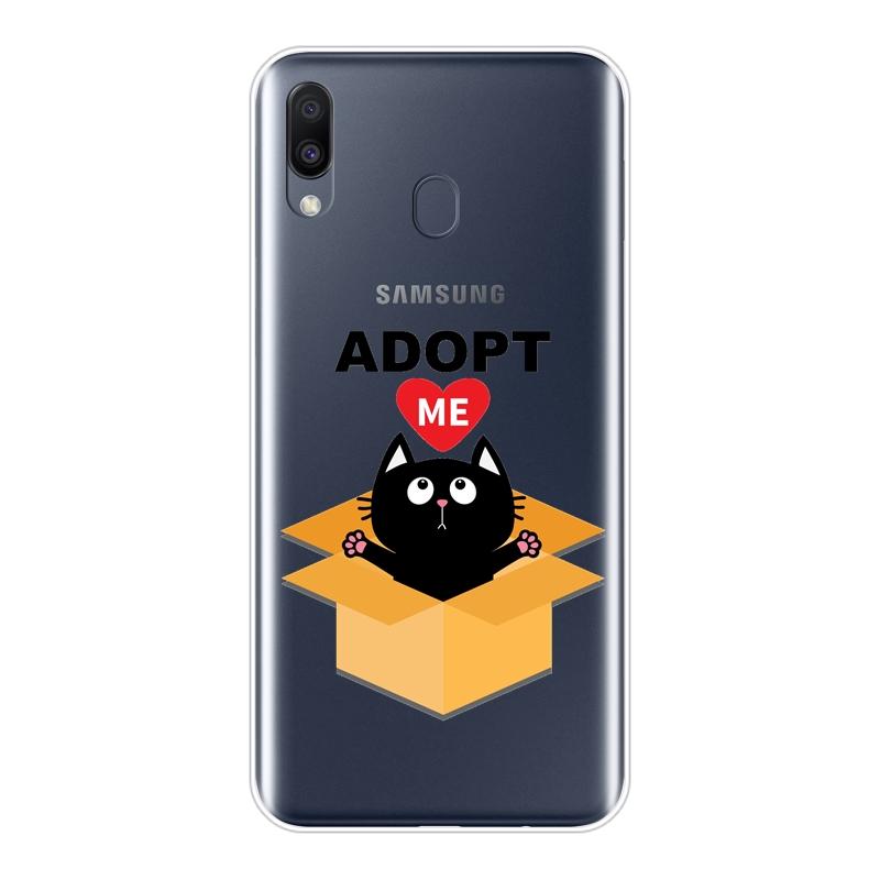 Изображение товара: Funny Cute Cat Phone Case For Samsung Galaxy M10 M20 M30 M40 Silicone Soft Back Cover For Samsung Galaxy M10 M20 M30 M40 Case