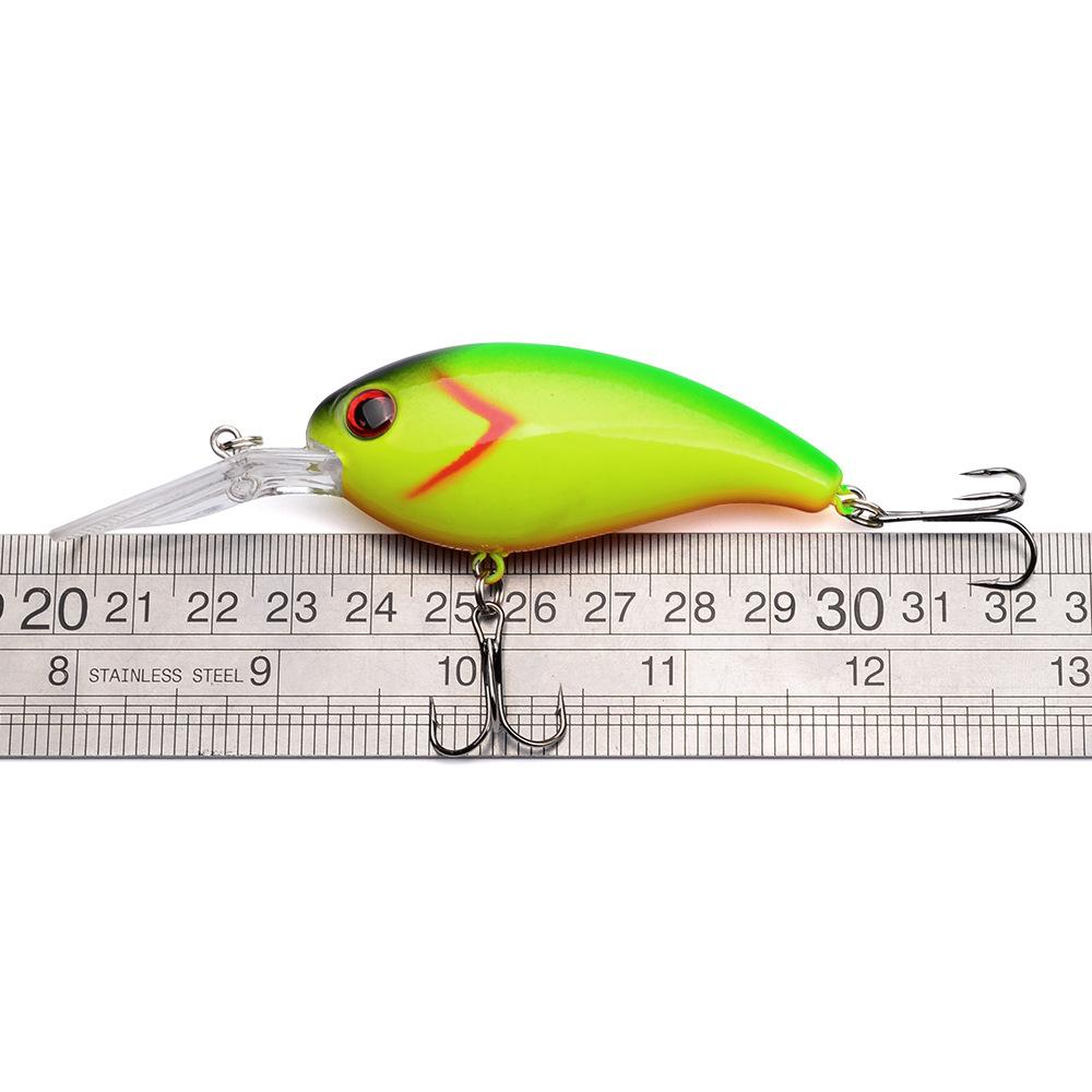 Изображение товара: 1PCS Crank Fishing Lure 100mm/14g Artificial ABS Swim Perch Hard Bait Wobblers for pike Pesca Treble Hook Fishing Tackle 5 color