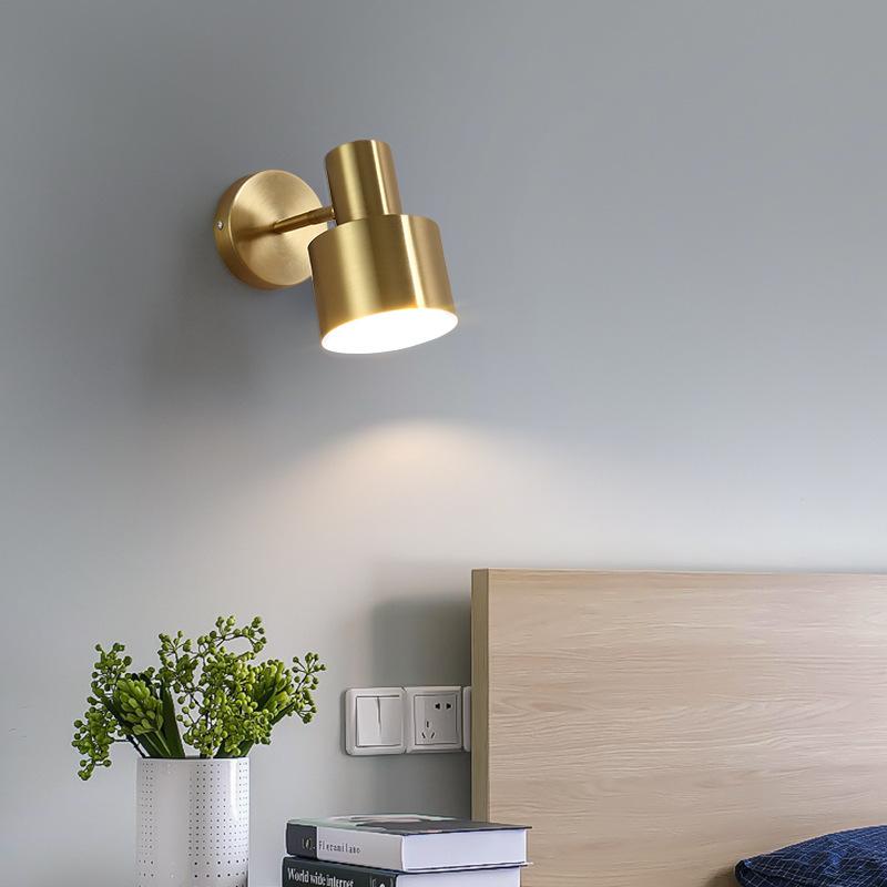 Изображение товара: Светодиодный внутренний светильник регулируемый настенный светильник современный прикроватный светильник для дома, спальни, лампа для чтения, бра, коридора, Декор, роскошный светильник для отеля E27
