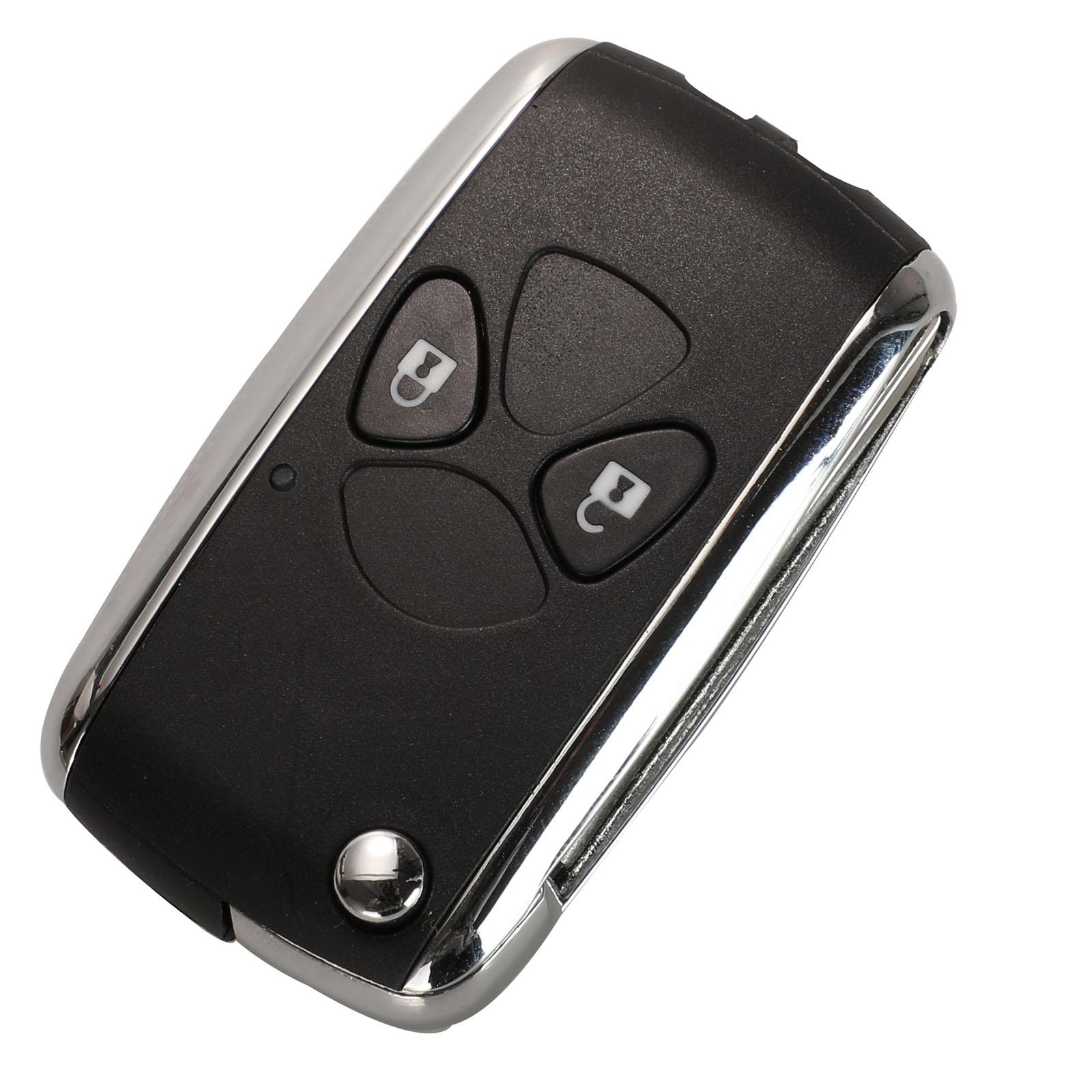 Изображение товара: Kutery 10 шт. 2/3/4 кнопки модифицированный дистанционный чехол для ключа автомобиля для Toyota Avlon Corolla Camry RAV4 Reiz Yaris Prado без лезвия