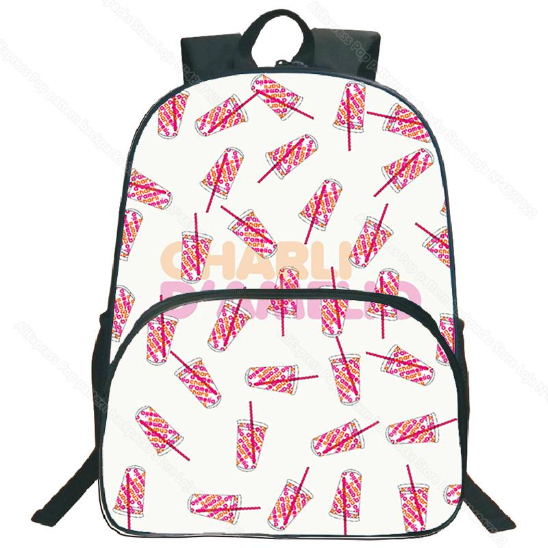 Изображение товара: 2020 Charli Damelio рюкзак детский мультяшный школьный рюкзак для мальчиков и девочек студенческий рюкзак детский Ранец мужской женский дорожный рюкзак подарок