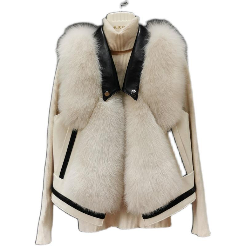 Изображение товара: 100% натуральный Лисий мех, пальто для девочек, шикарный дизайн, жилет для женщин, натуральный мех, жилет без рукавов, теплый толстый великолепный жилет