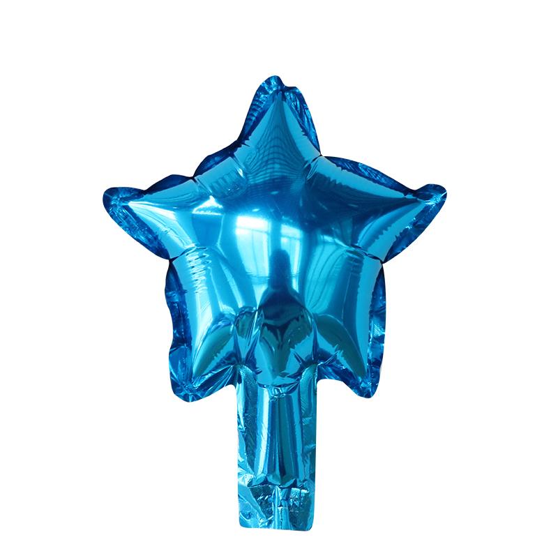 Изображение товара: 500 шт. 5-дюймовый Маленький милый фольгированный шар в форме звезды, свадебное украшение, день рождения, детский праздник