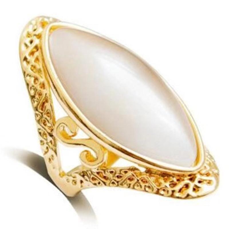 Изображение товара: Milangirl античное покрытие винтажное каменное кольцо Модные ювелирные изделия Бирюзовые Кольца для женщин мужчин свадебные ювелирные изделия s