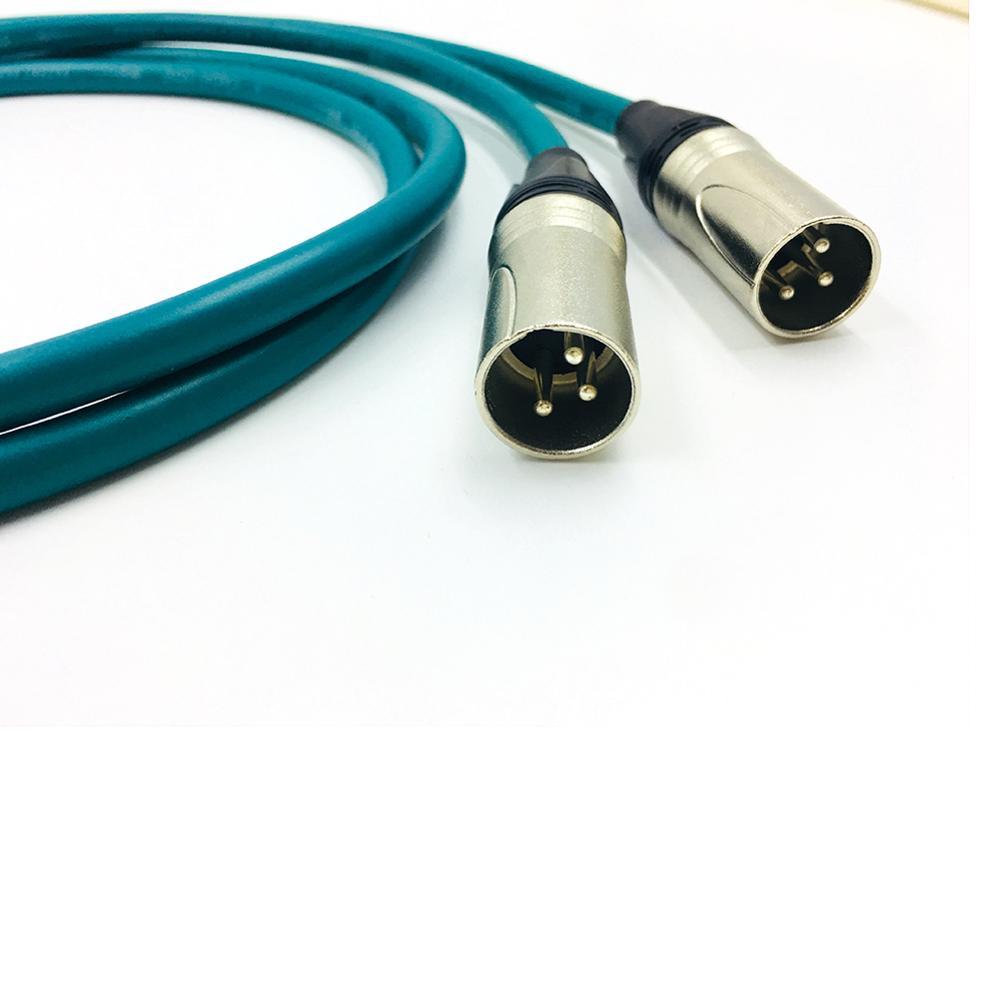 Изображение товара: Thouliess ПАРА углеродного волокна RCA штекер к 3pin XLR штекер баллакированный аудио кабель XLR к RCA соединительный кабель с картой CROSS USA