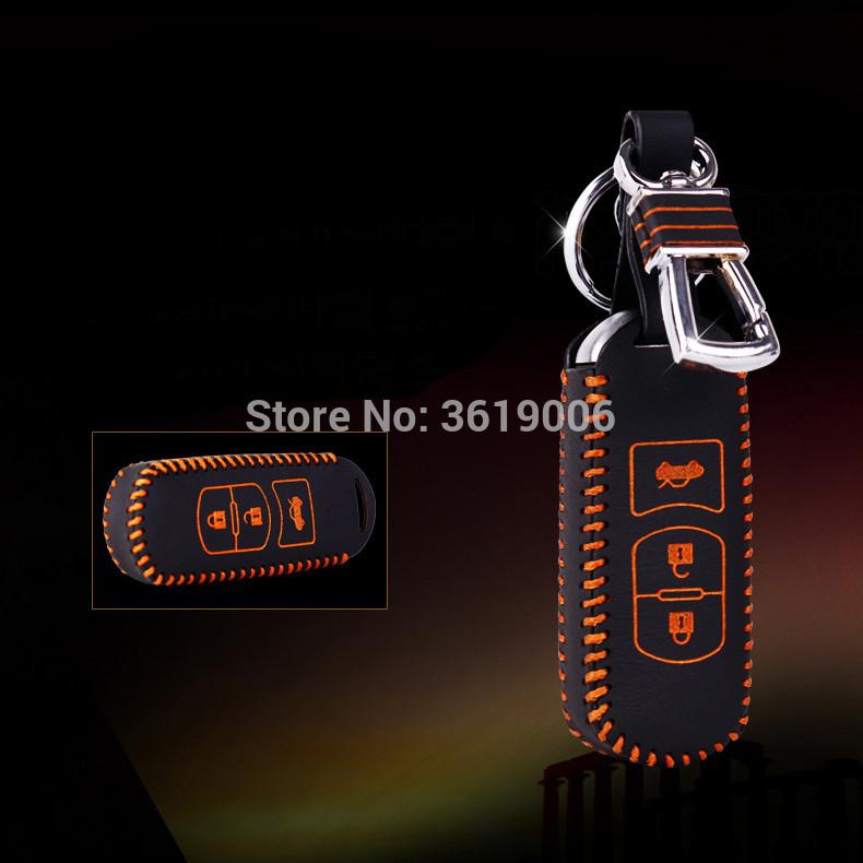 Изображение товара: LUCKEASY высококачественный смарт-ключ без ключа, дистанционный вход, чехол-брелок с брелоком для Mazda 3 Axela atenza CX-5
