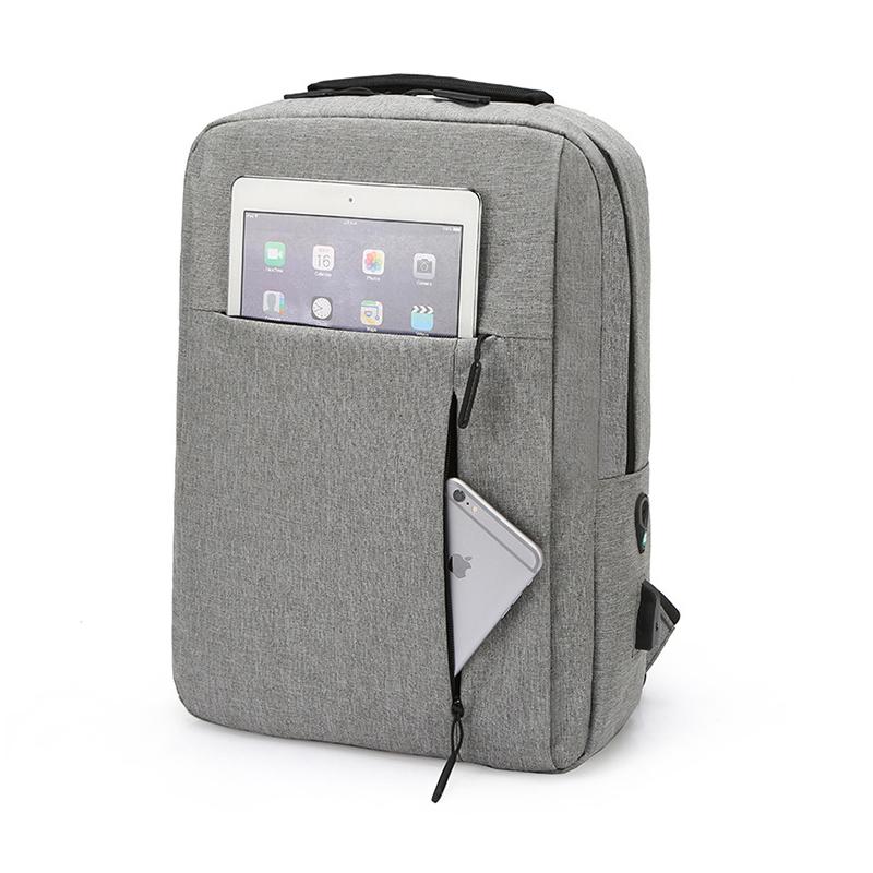 Изображение товара: USB Interface Backpack Men Multifunction 14inch Laptop for Teenager Boys Fashion Male Mochila Large Capacity Travel Backpack