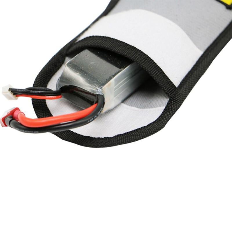 Изображение товара: Защитная сумка для литиевой батареи, для аккумулятора самолета внутри и снаружи, огнеупорная, Взрывозащищенная сумка, сумка-конверт, маленький размер 1