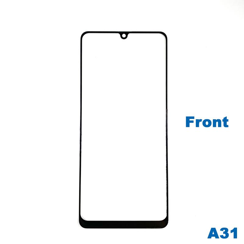 Изображение товара: 10 шт./лот для A31 A315 SM-A315F Оригинальный ЖК-экран Переднее стекло объектив Запасные части сенсорный экран внешняя стеклянная панель Замена