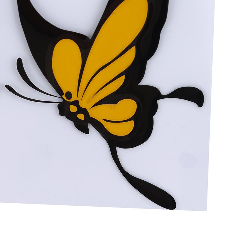 Изображение товара: Милые бабочки листья мультфильм Светоотражающие забавные Авто наклейки мотоцикл автомобиль наклейка-Стайлинг стикер царапины покрытие наклейки для автомобиля