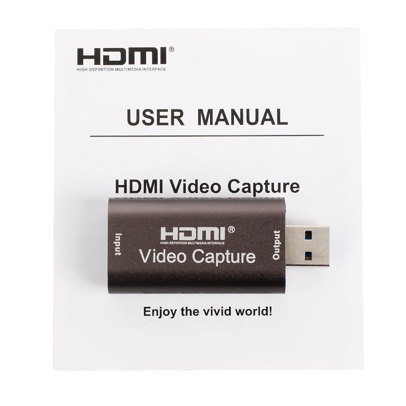 Изображение товара: 4K USB3.0 USB2.0 аудио видео карта захвата HDMI к USB 3,0 2,0 карта приобретения прямая трансляция пластина переключатель камеры запись игры