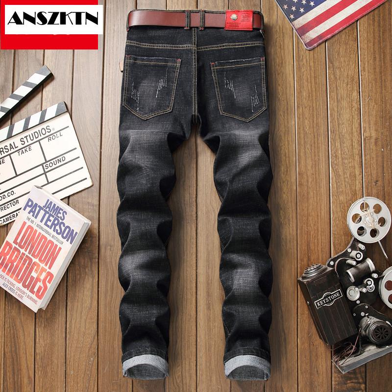 Изображение товара: Новое поступление, мужские наружные защитные брюки ANSZKTN для езды по пересеченной местности, мужские прямые классические деловые джинсы