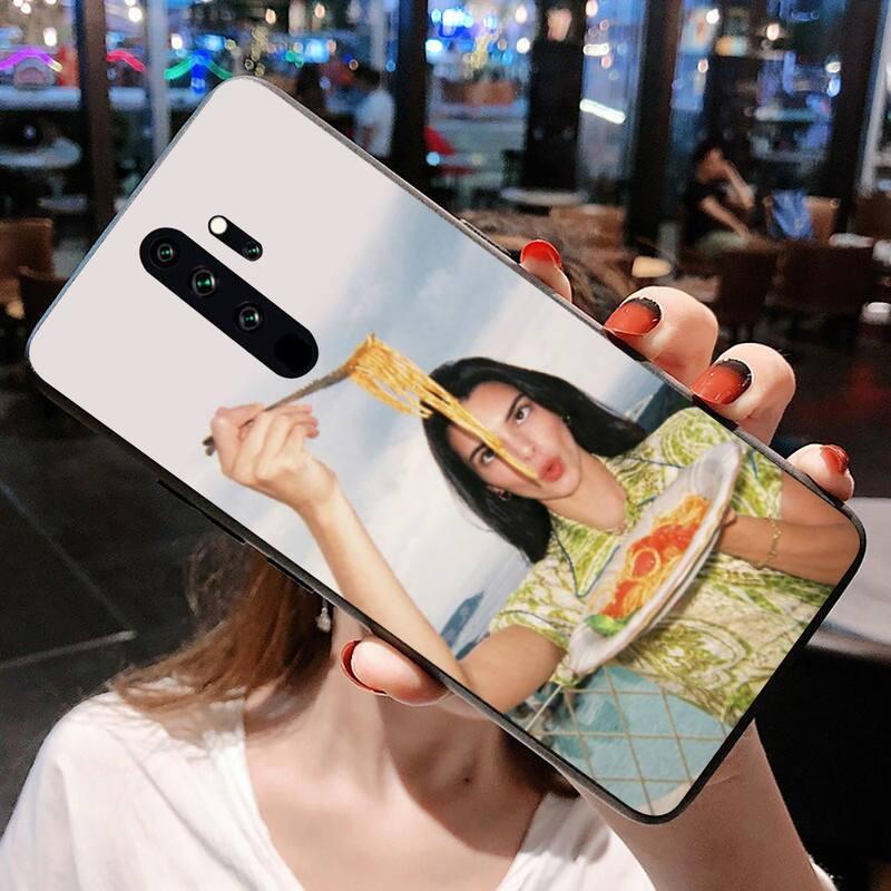 Изображение товара: Model gril Kendall Jenner Phone Case for Redmi Note 9 8 8T 8A 7 6 6A Go Pro Max Redmi 9 K20 K30 Pro