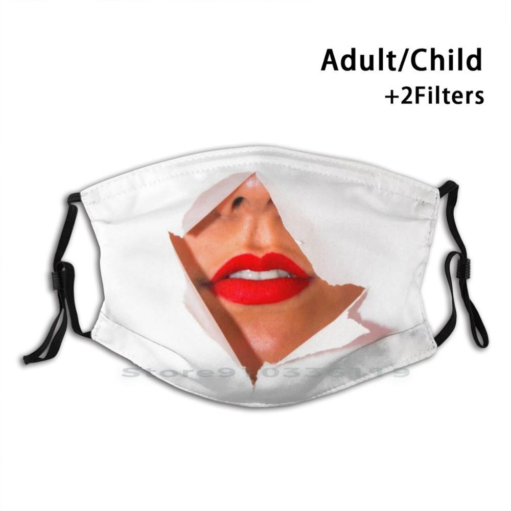 Изображение товара: Красные губы, дизайн рта, Противопыльный фильтр, детские красные губы
