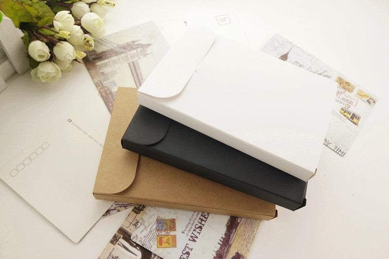 Изображение товара: Пустая упаковка для поздравительных открыток, картонная коробка, тип конверта, почтовые открытки, подарочные коробки 15,5*10,8*1,5 см