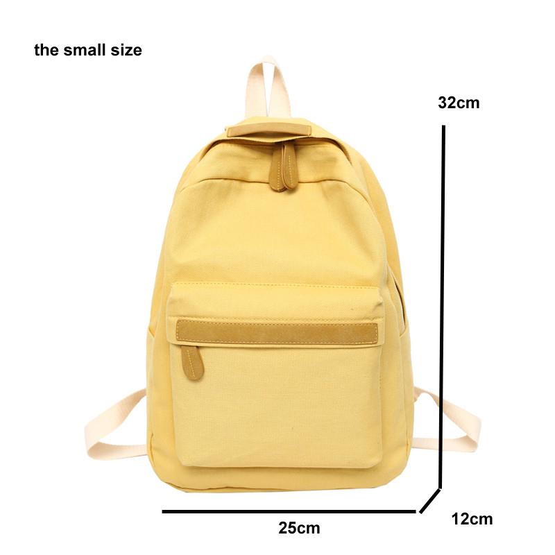 Изображение товара: 2020 женские холщовые рюкзаки, женская школьная сумка на плечо, рюкзак для девочек, рюкзаки, сумки
