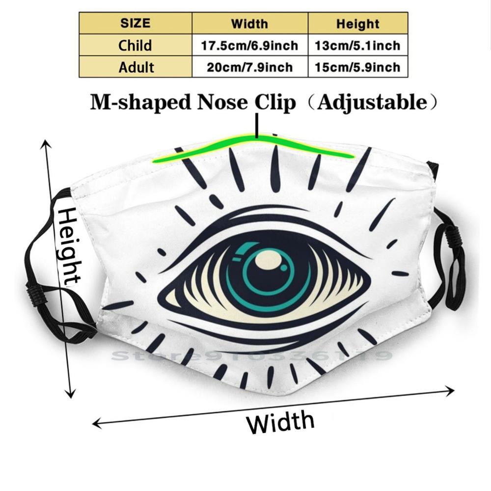 Изображение товара: Маска для глаз многоразовая с фильтрами, детский прибор для защиты глаз и глаз, для защиты глаз от чёрных, синих век