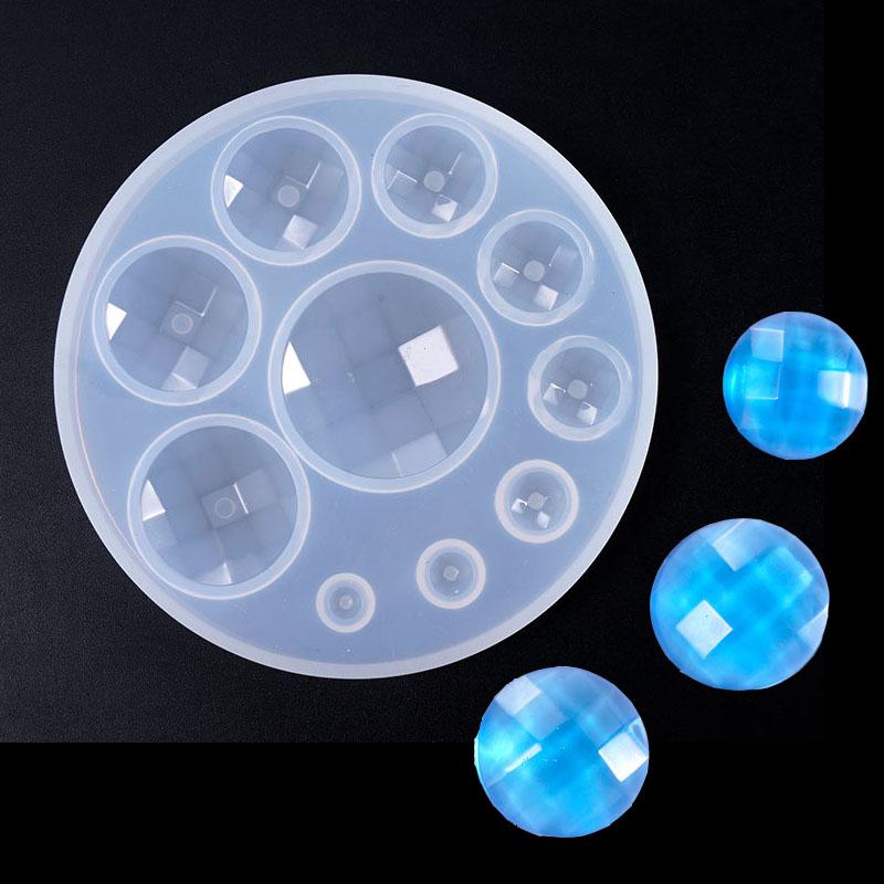 Изображение товара: Popular1PC алмазный шар камень в форме ювелирных изделий, ювелирный инструмент, УФ-отверждаемая эпоксидная смола, силиконовые формы для изготовления ювелирных изделий