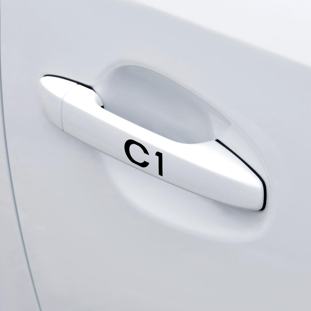 Изображение товара: Наклейка на значок автомобиля для Citroen C1 C2 C3 C4 C5 C6 C4L DS3 DS4 DS5 DS5LS DS6, 4 шт., автомобильная наклейка на зеркало заднего вида