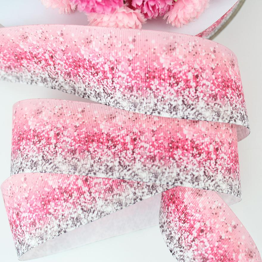 Изображение товара: Розовый Магия печатная корсажная лента 16-75 мм DIY материалы ручной работы, свадебные аксессуары для волос, подарочная упаковка лента, тесьма