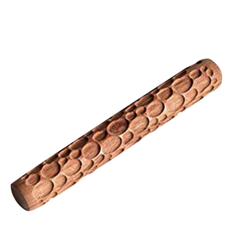 Изображение товара: 5 шт. керамические инструменты деревянные ручные ролики для глиняной глины штамп глины шаблон ролика
