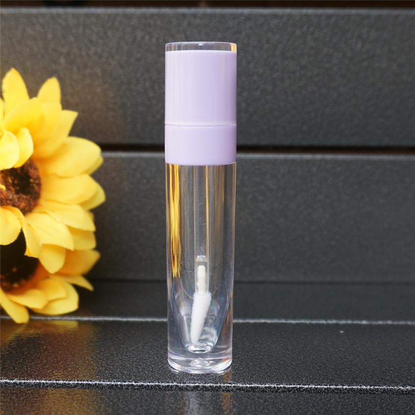 Изображение товара: 10-100 шт. 6,4 мл пустые Фиолетовый Блеск для губ в тюбике Пластик блеск для губ бутылка 