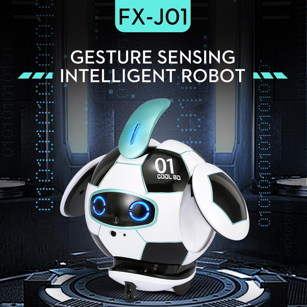 Изображение товара: J01 мяч инфракрасное Предотвращение препятствий распознавание голоса датчик жестов RC робот детская умная машина мяч электрическая игрушка подарок