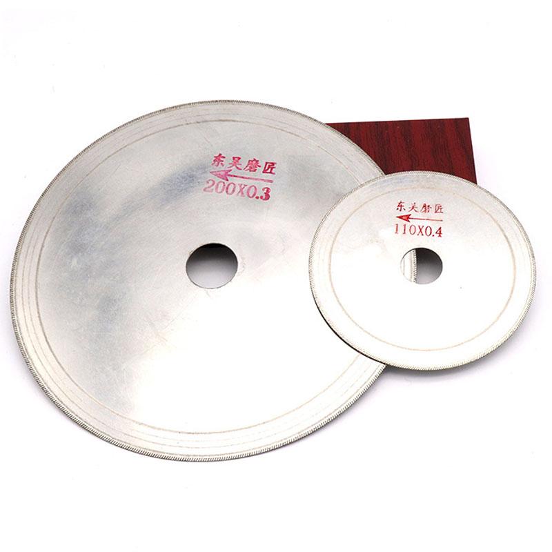 Изображение товара: 1 шт. алмазное лезвие для пилы, ультратонкий режущий диск, внешний диаметр 80 ~ 200 мм, внутренний диаметр 20/25 мм, толщина 0,2 ~ 0,5 мм