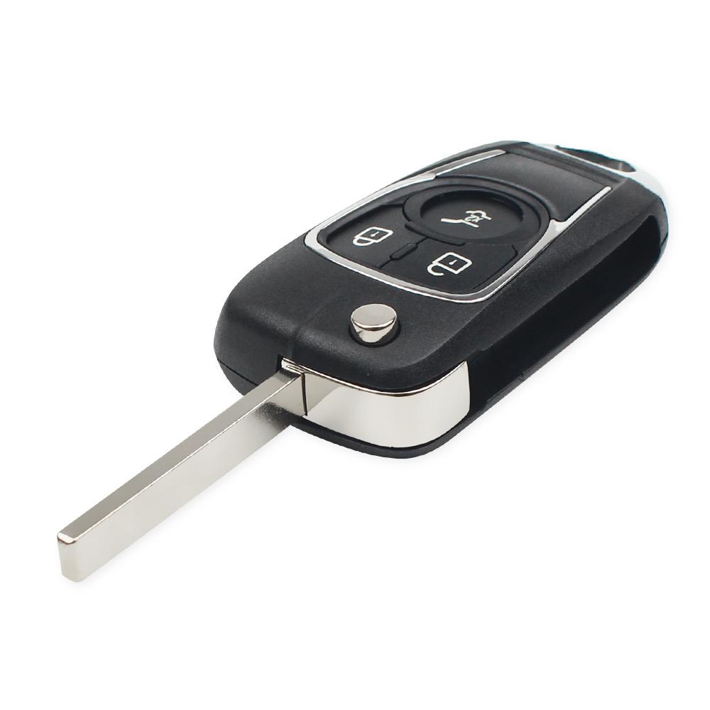 Изображение товара: Модифицированный чехол KEYYOU 20x Fob для автомобильного ключа, чехол для Opel Vauxhall Astra H J Corsa E Insignia 2/3, кнопка