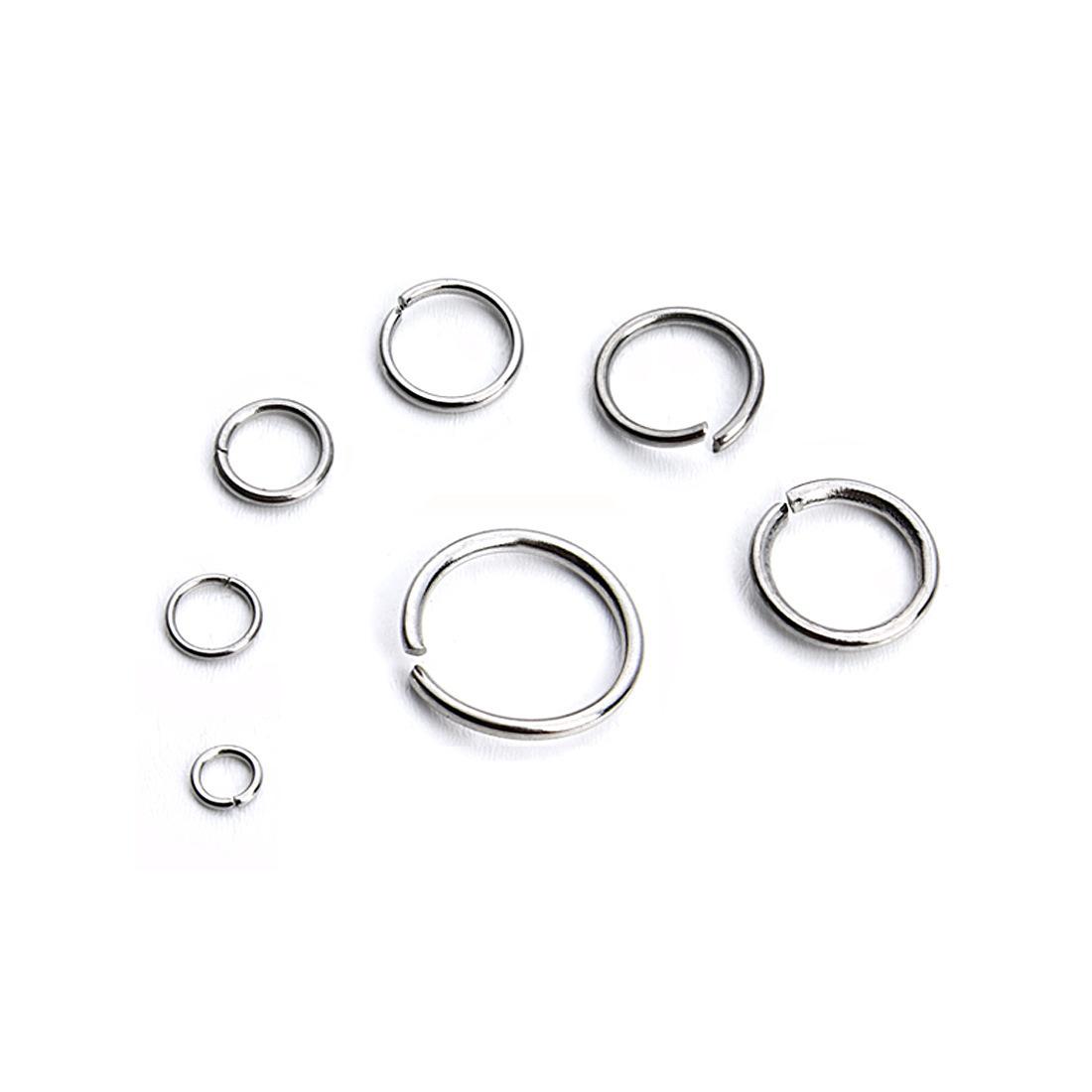 Изображение товара: Разрезное кольцо из нержавеющей стали, не выцветающее, 100, шт./пакет