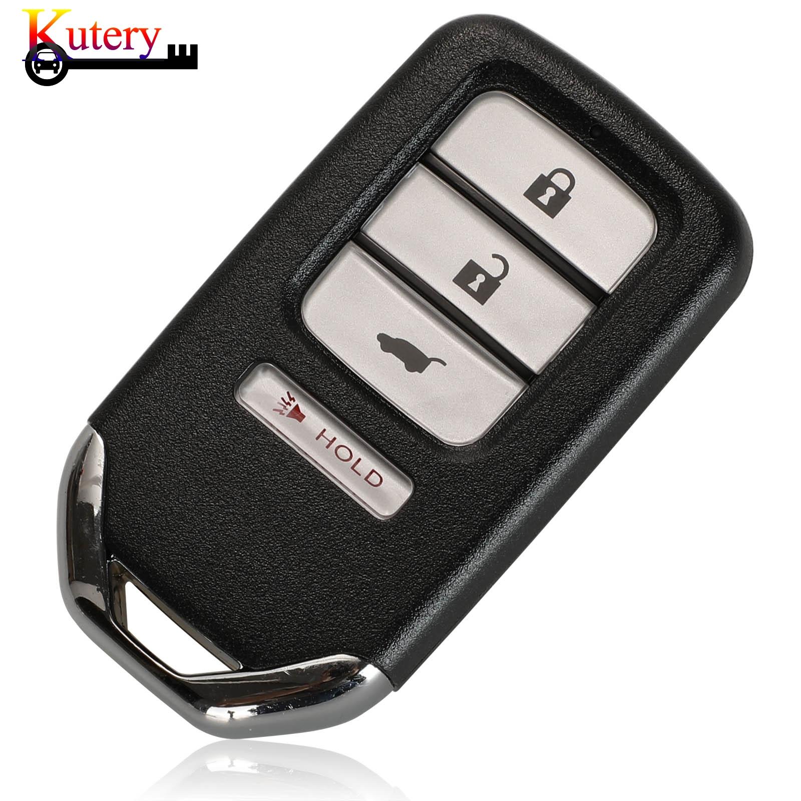 Изображение товара: Пульт дистанционного управления для автомобиля Kutery, 5 шт./лот, для Honda City Accord HR-V, 4 кнопки, 313,8/433,92 МГц, чип ID47, 72147-T9A-X01, KR5V1X