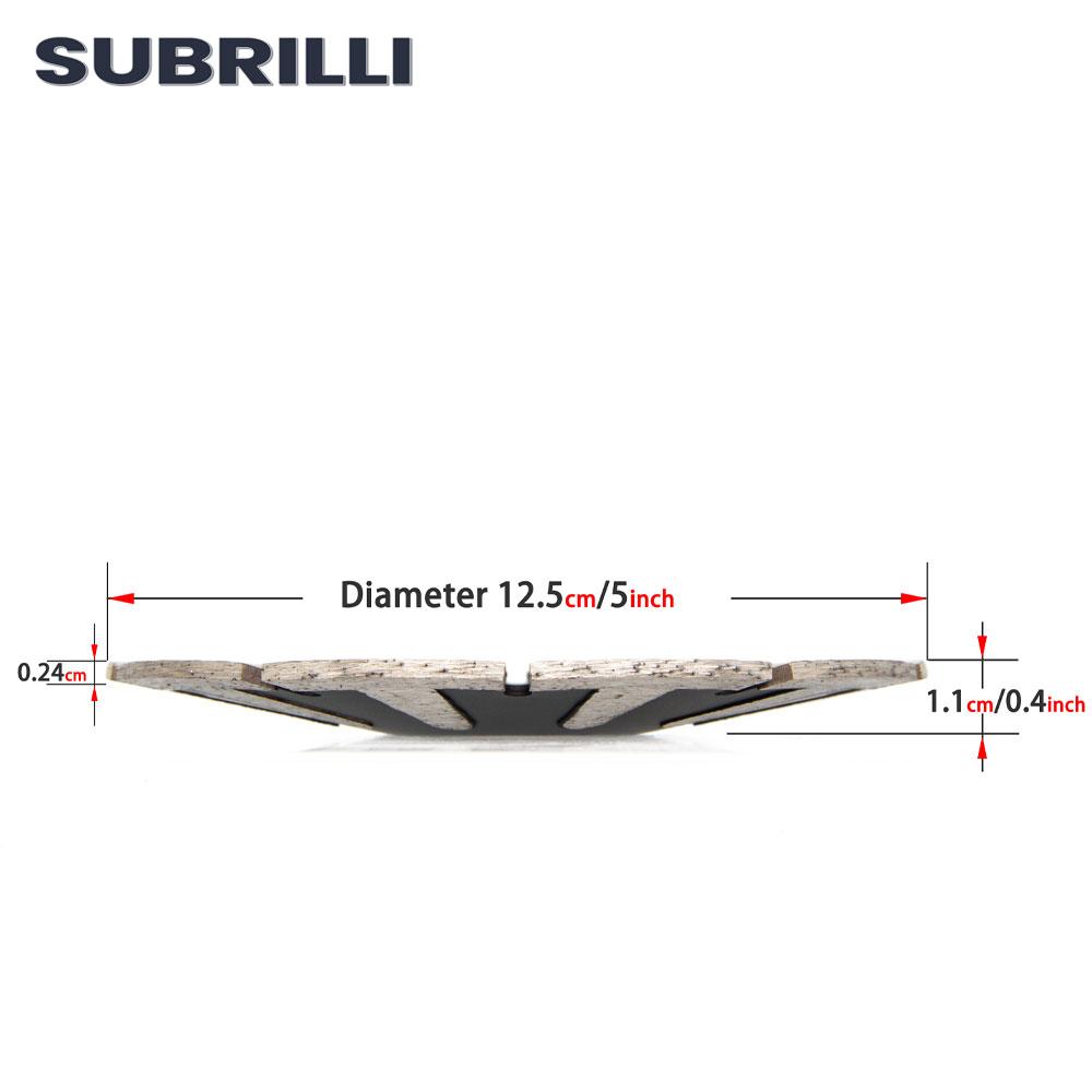Изображение товара: Циркулярная Пила SUBRILLI для гранита, бетона, 125 мм