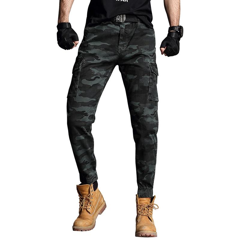 Изображение товара: Брюки-карго мужские, камуфляжные, в стиле милитари