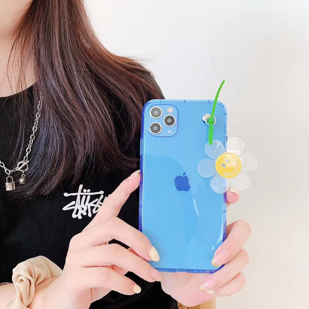 Изображение товара: Корейский цветочный кулон карамельных цветов чехол для телефона для iPhone11 XSMAX 78PLUS SE2020 XR, тонкий чехол, защита корпуса