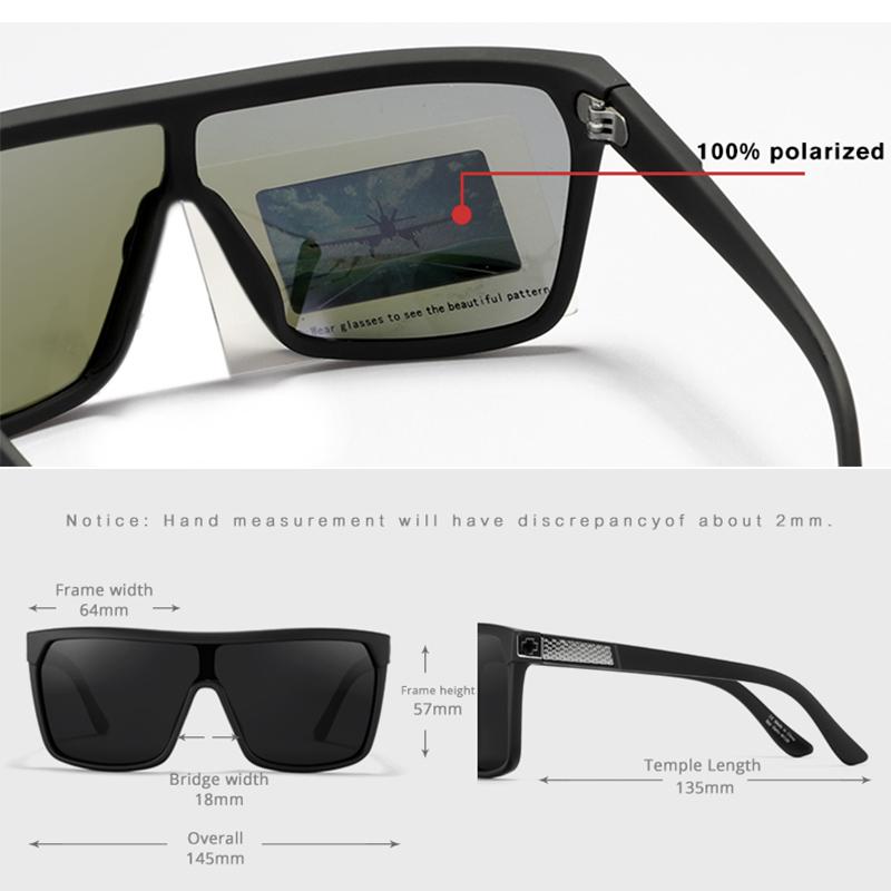 Изображение товара: Флинн туристические поляризованные солнцезащитные очки мужские цельные уличные спортивные солнцезащитные очки с оригинальной коробкой Приключения темные очки большого размера