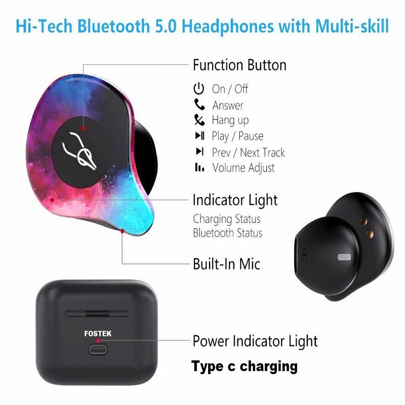 Изображение товара: TWS Беспроводные Bluetooth 5,0 наушники Sabbat X12 Pro мини невидимые наушники беспроводные Hifi наушники стерео наушники для телефона