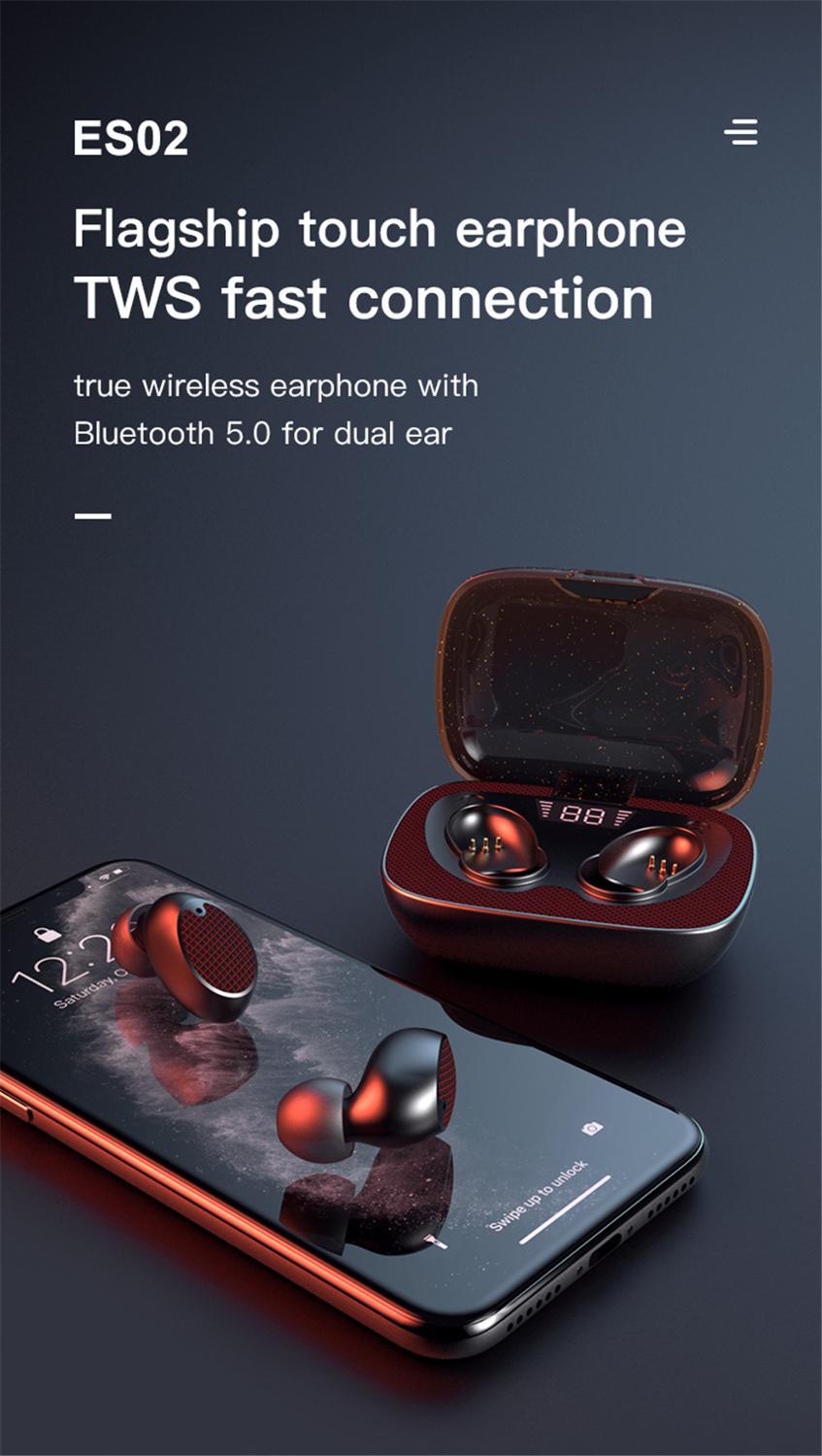 Изображение товара: Спортивная стереогарнитура для Samsung, Hi-Fi наушники-вкладыши с микрофоном и поддержкой Bluetooth, совместимы с iPhone 12 Pro Max 11 XS XR