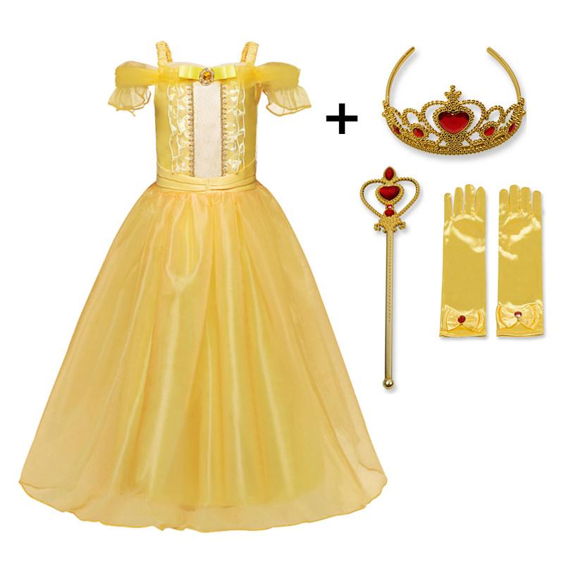 Изображение товара: Платье принцессы 8 лет, костюм королевы, белое платье для косплея, праздничная одежда для девочек, фантастические платья