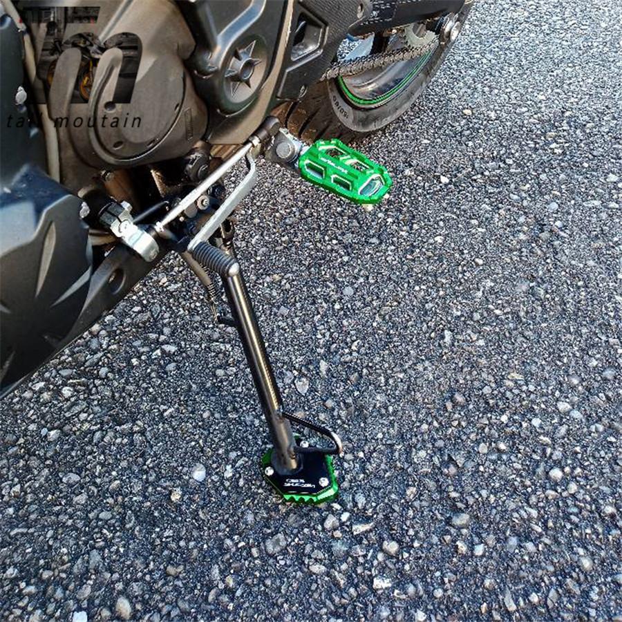 Изображение товара: Боковая подставка, увеличивающая подставка для KAWASAKI VERSYS650 VERSYS 650 2015-2020 2019, аксессуары для мотоциклов, увеличитель ног
