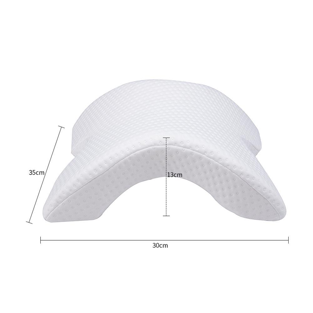 Изображение товара: U-образная Изогнутая подушка из пены с эффектом памяти для шеи и шейки матки с полой дизайнерской ручной подушкой для рук, сувенир Cn (происхождение)