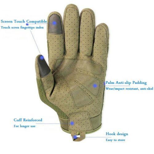 Изображение товара: Перчатки мужские тактические, с защитой от порезов, с твердыми костяшками пальцев