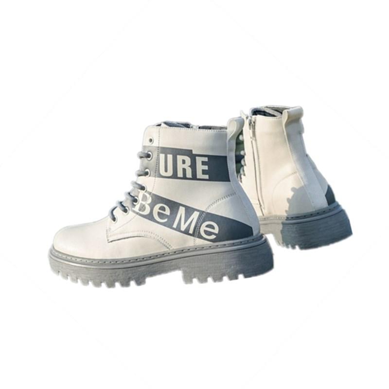 Изображение товара: Мужские ботинки 2020 осенние и зимние модные теплые белые туфли; Мужская обувь; Мужские повседневные сапоги класса люкс; Кожаная мужская обувь; Удобные; Botas Hombre