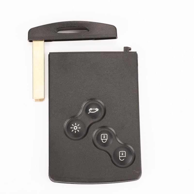 Изображение товара: Kutery 4 кнопки Замена дистанционного ключа автомобиля оболочки чехол Fob для Renault Koleos, Clio с лезвием