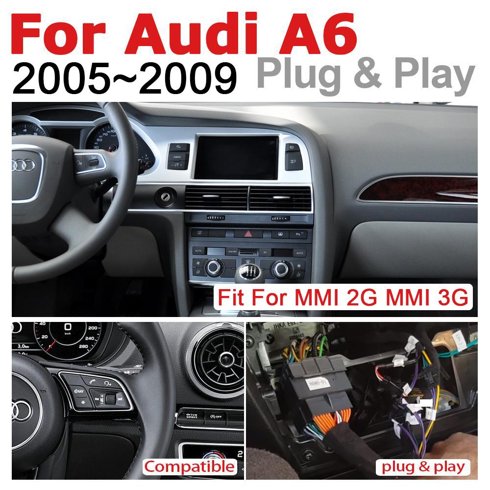 Изображение товара: TBBCTEE автомобильный Android для Audi A6 4F 2005 2006 2007 2008 2009 MMI 2G 3G GPS-навигация Радио Android Авто Hi-Fi мультимедийный плеер