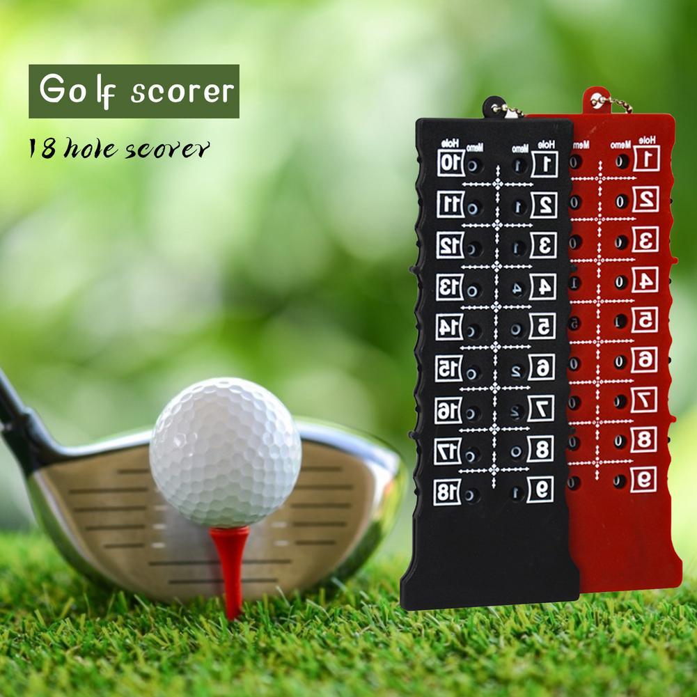 Изображение товара: Карточный счетчик для гольфа с 18 отверстиями, портативный инструмент для игры в гольф, подходит для игры в гольф