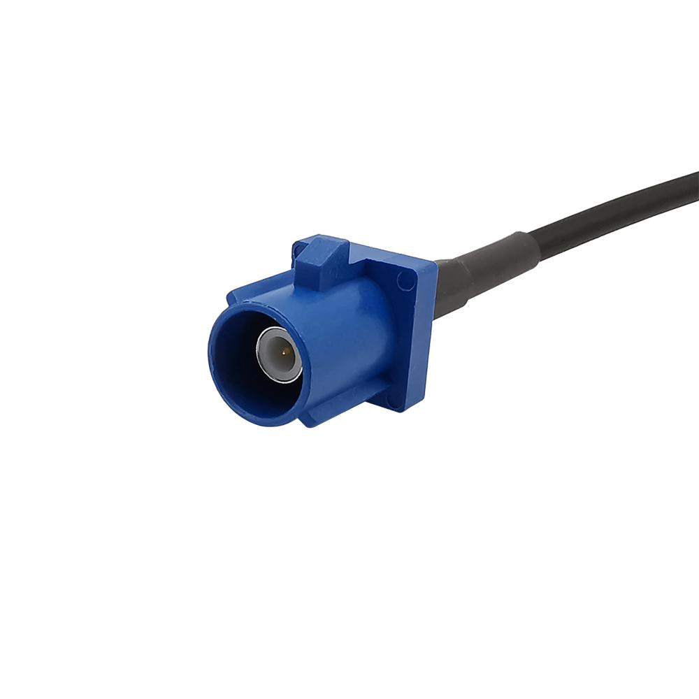 Изображение товара: Удлинительный коаксиальный кабель Fakra C, 1 шт., 20 см, разъем SMA, штекер-синий, разъем RG174, антенна GPS, разъем отрезок провода