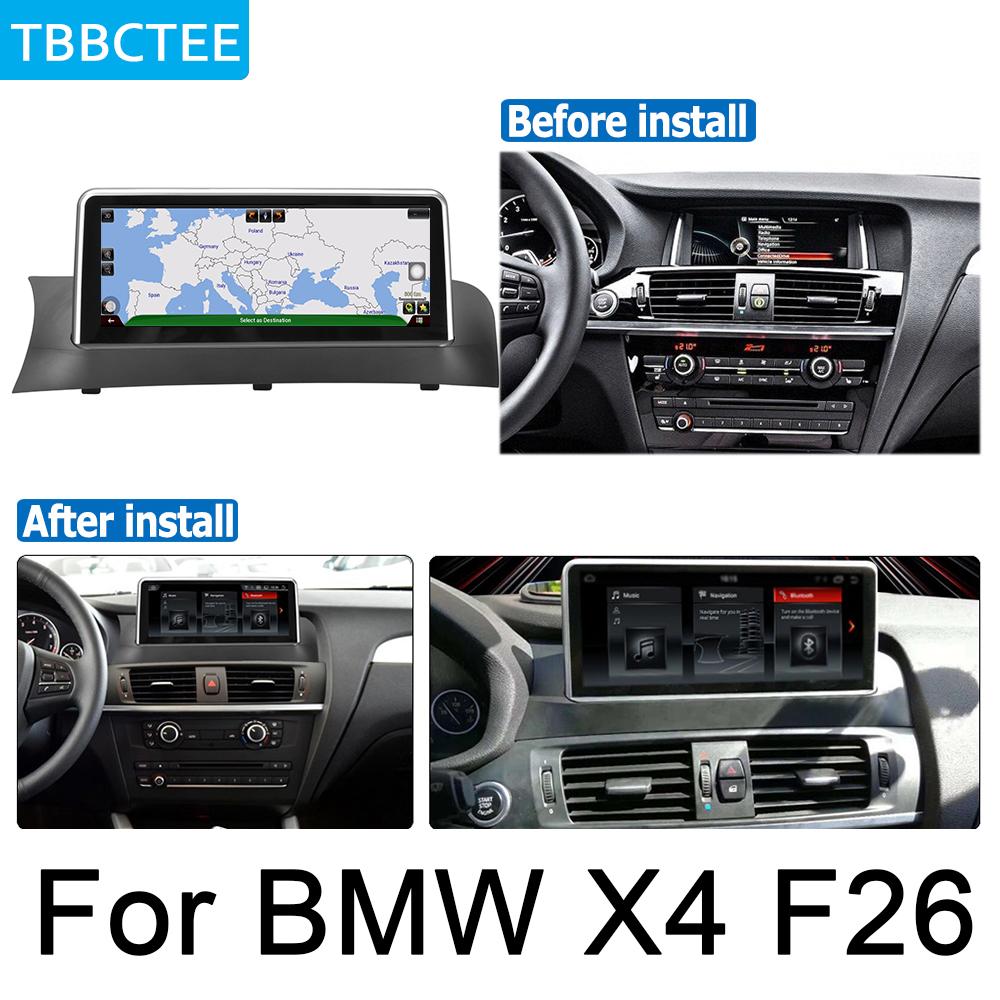 Изображение товара: Для BMW X4 F26 2011 ~ 2013 CIC Android автомобильный GPS DVD мультимедийный плеер оригинальный стиль HD сенсорный экран система Google WIFI BT