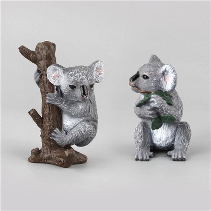 Изображение товара: Новое моделирование животных Парк диких животных модель игрушки Фигурки животное коала милый Рисунок Фигурки из ПВХ, куклы игрушки для малышей игрушки для детских игрушек